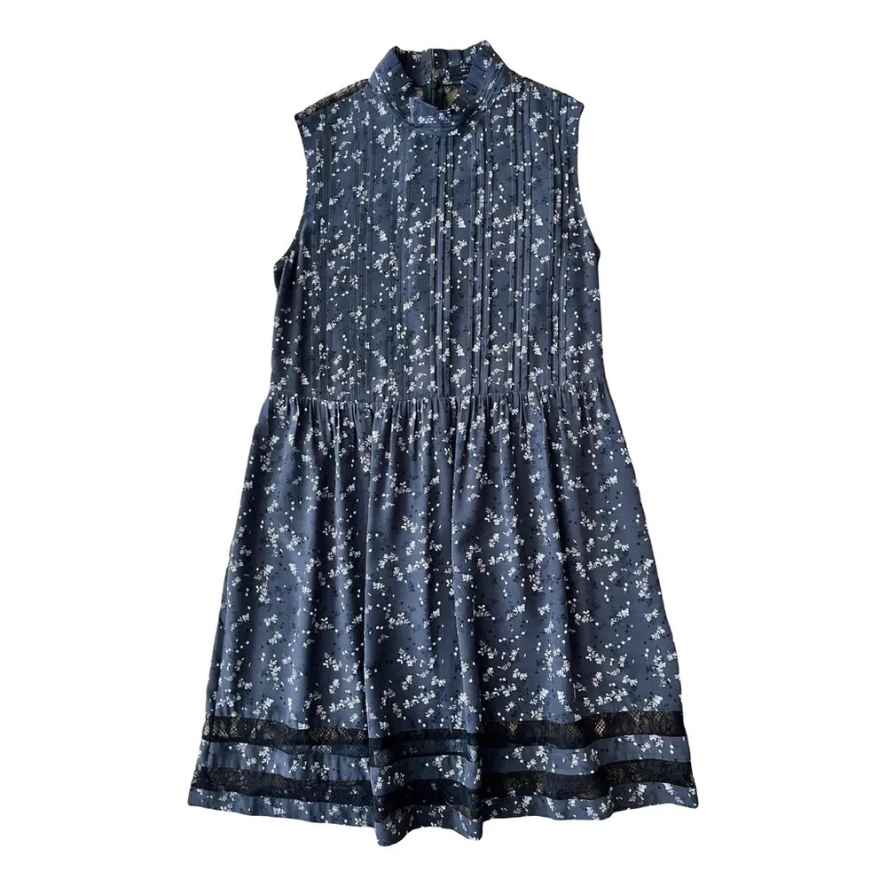 All Saints Floral Lace Sleeveless Mini Dress Size 8